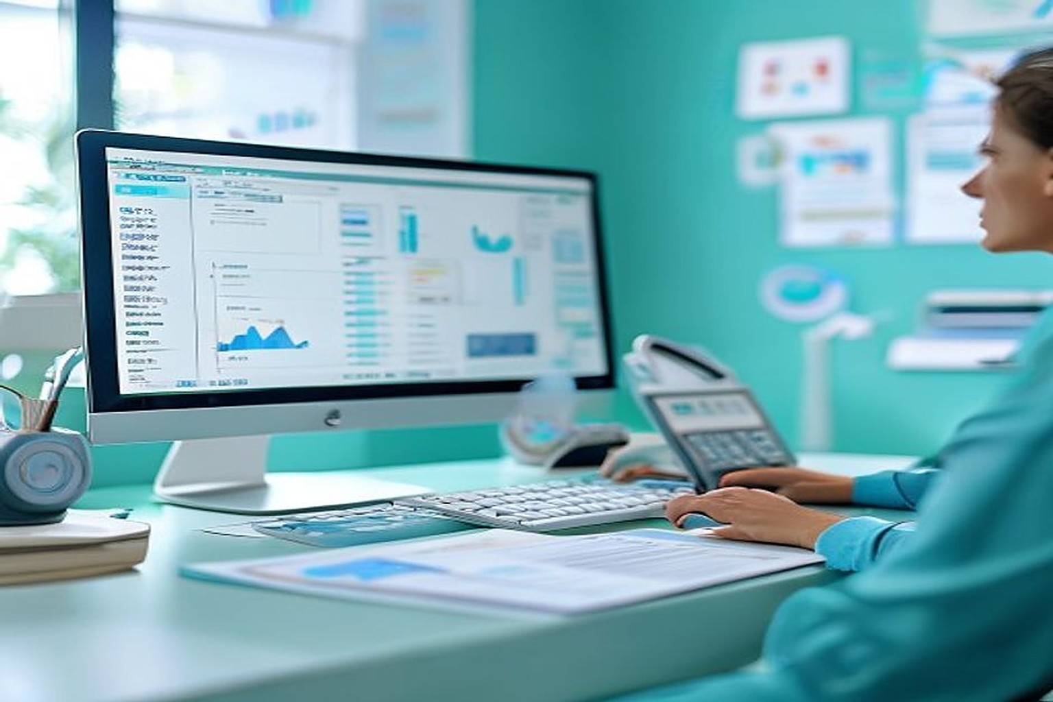 Dental clinic billing and invoicing on a modern EMR