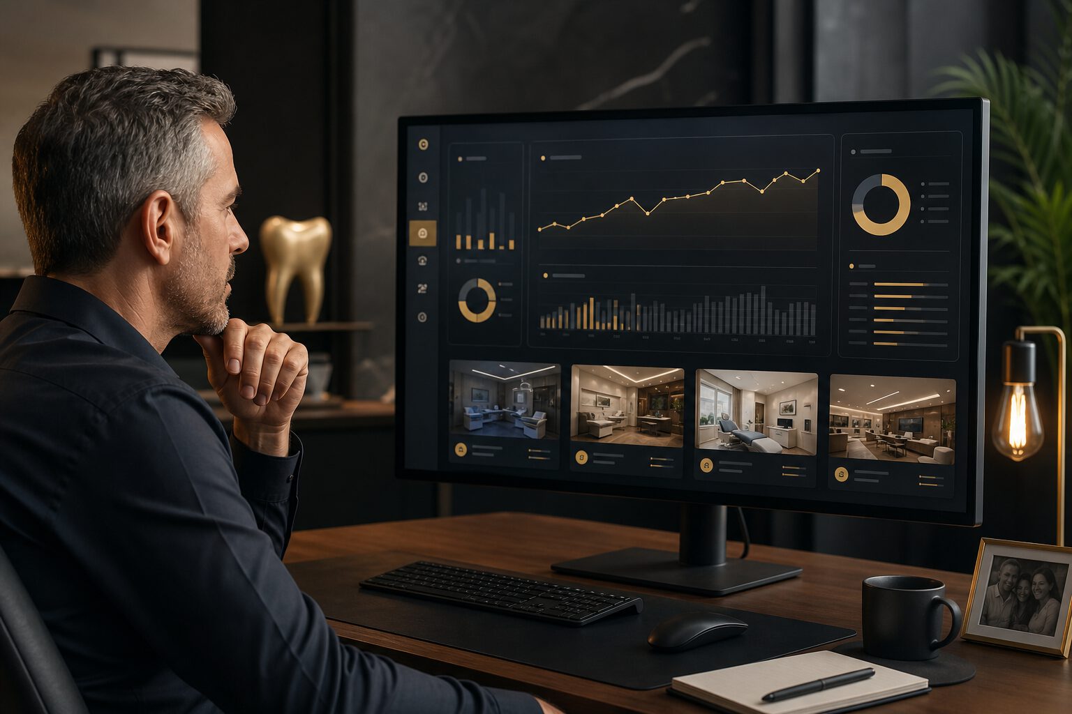 Dental clinic revenue and analytics dashboard