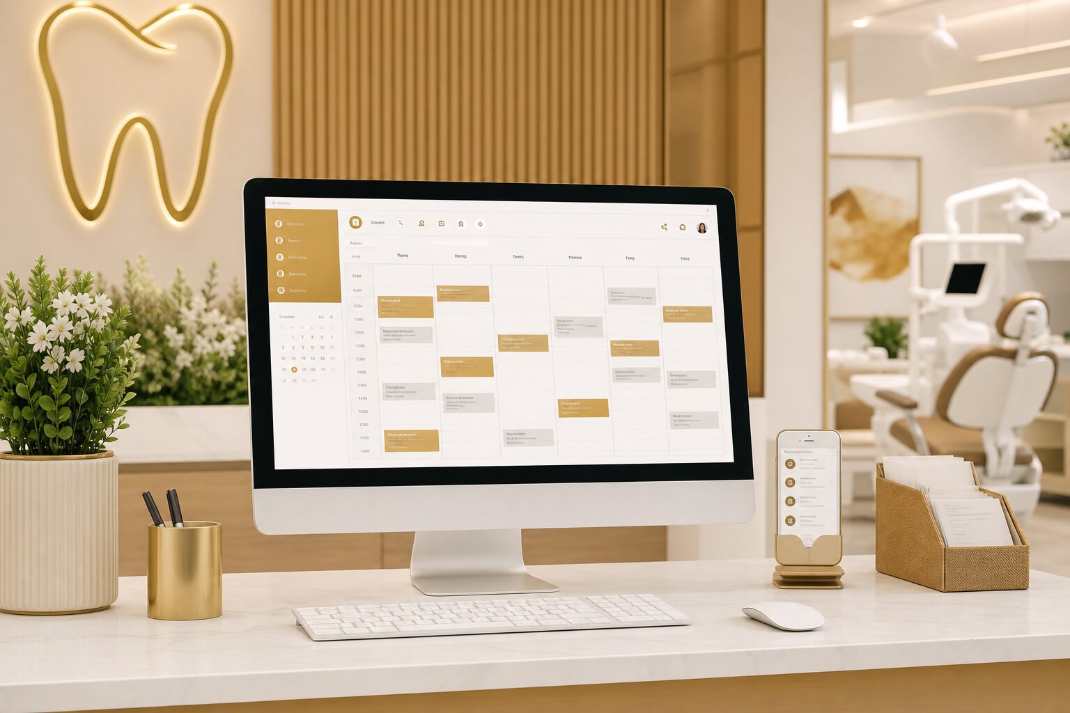 Dental clinic appointment calendar and scheduling on Orixdent